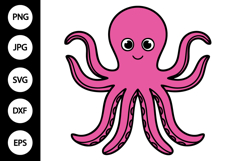 Octopus SVG Product Image 1