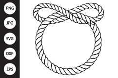 Rope Frame SVG Product Image 1
