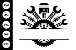 Repair Tools Monogram SVG Product Image 1