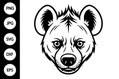 Hyena Head SVG Product Image 1