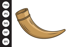 Drinking Horn SVG Product Image 1