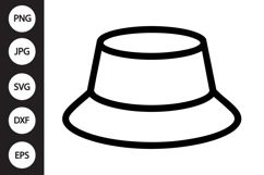 Bucket Hat SVG Product Image 1