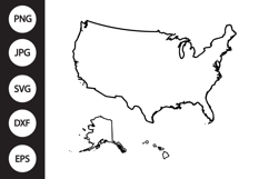 USA Map SVG Product Image 1