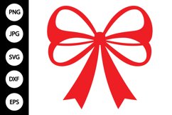 Red Bow SVG Product Image 1