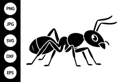 Ant Silhouette SVG Product Image 1