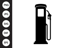 Old Gas Pump SVG Product Image 1