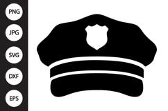 Police Hat SVG Product Image 1