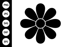 Groovy Daisy SVG Product Image 1