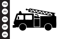 Fire Truck SVG Product Image 1