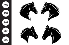 Horse Head SVG, Horse Head Clipart Product Image 1