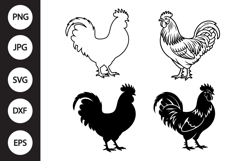 Rooster SVG, Rooster Clipart Product Image 1