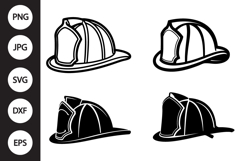Fireman Hat SVG, Fireman Hat Clipart Product Image 1