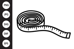 Tailor Measuring Tape SVG Product Image 1