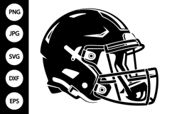 Football Helmet SVG Product Image 1