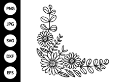 Floral Border SVG Product Image 1