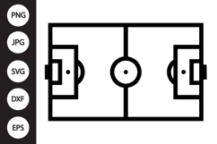 Soccer Field SVG Product Image 1