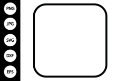 Rounded Square SVG Product Image 1