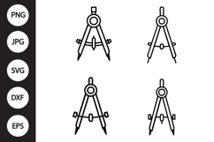 School Compass SVG, School Compass Clipart Product Image 1
