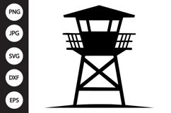 Watch Tower SVG Product Image 1