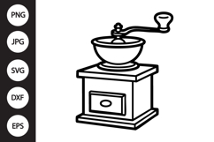 Coffee Grinder SVG Product Image 1