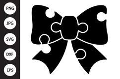Puzzle Bow SVG Product Image 1