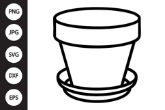 Flower Pot SVG Product Image 1