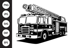 Fire Truck SVG Product Image 1