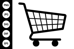 Shopping Cart SVG Product Image 1