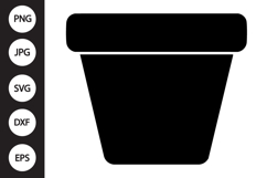 Flower Pot SVG Product Image 1
