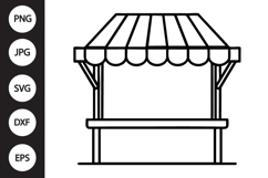 Shop Stand SVG Product Image 1