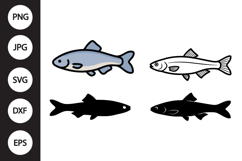 Minnow Fish SVG, Minnow Fish Clipart Product Image 1