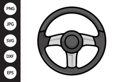 Steering Wheel SVG Product Image 1