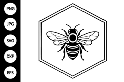 Honey Bee Frame SVG Product Image 1