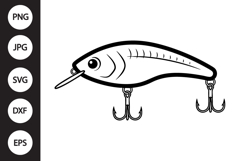 Fishing Lure SVG Product Image 1