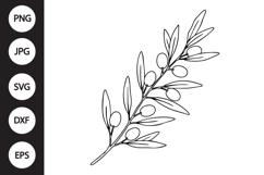 Olive Branch SVG Product Image 1