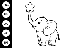 Baby Elephant SVG Product Image 1