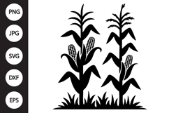 Corn Stalks SVG Product Image 1
