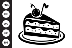 Cake Slice SVG Product Image 1