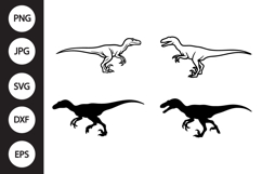 Velociraptor SVG, Velociraptor Clipart Product Image 1