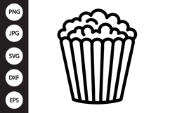 Popcorn SVG Product Image 1