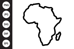 Africa Map SVG Product Image 1
