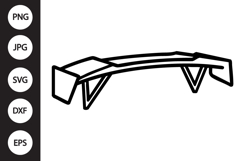 Trunk Spoiler SVG Product Image 1