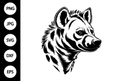 Hyena Head SVG Product Image 1