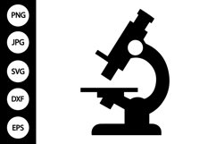 Silhouette Microscope SVG Product Image 1