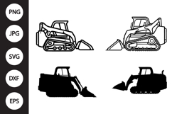 Track Skid Steer SVG, Track Skid Steer Clipart Product Image 1
