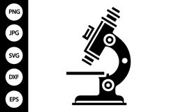 Silhouette Microscope SVG Product Image 1