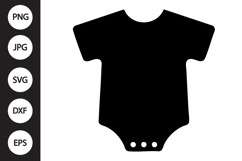 Baby Bodysuit SVG Product Image 1