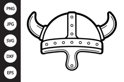 Viking Helmet SVG Product Image 1