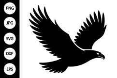 Eagle Silhouette SVG Product Image 1