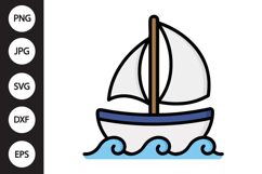 Sailboat SVG Product Image 1
